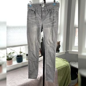 J Crew Valley Wash Skinny Ankle Jean with 26" inseam